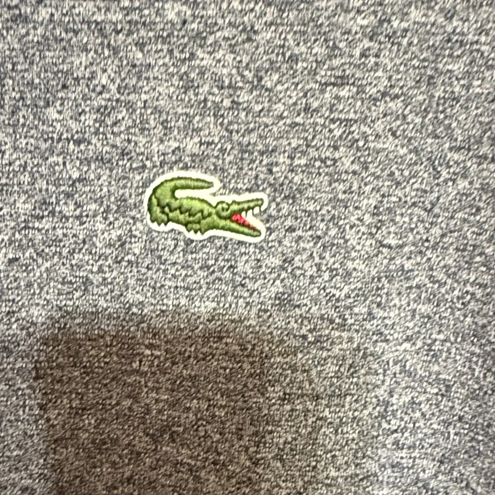 Lacoste Men’s Heathered Dark Blue Polo with Crocodile Logo - Picture 4 of 9
